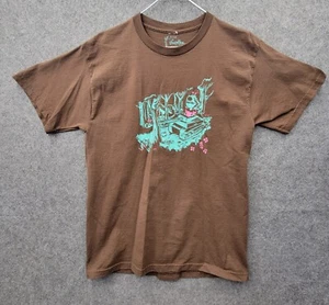 Threadless Mens Brown T-Shirt Size M Shortsleeve Bush Graphic Print - Picture 1 of 6