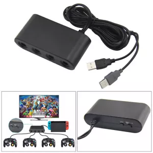 4 Port GameCube Controller Adapter für Nintendo Switch/ Wii U/ PC USB-Anschluss - Bild 1 von 12