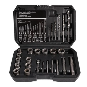 26 Pcs Screw Extractor Bolt Extractor Set and Left-Hand Drill Bit Set, with H... - Picture 1 of 7