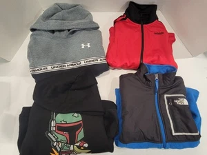 (4) Boys UNDER ARMOUR, North Face, Star Wars, Adidas Jackets & Hoodies - Youth 6 - Picture 1 of 23