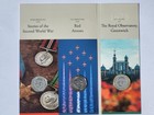 2025 Commemorative Coins Greenwich £2 - 2 x 50p Coins Red Arrow - WW2 Stories BU