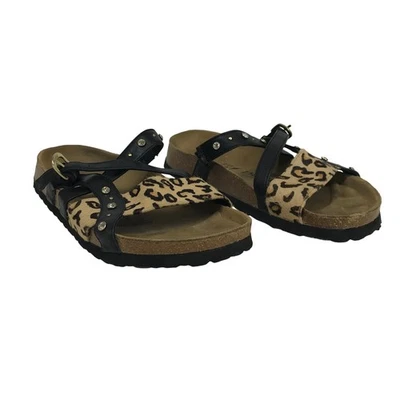 Betula birkenstock Leopard Print Cork Footbed Sandals Women's Size 6 / 37 - Image 1 of 4