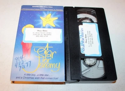 Видеокассета A Star for Jeremy христианское Рождество 1992 Agapeland Howes  - Изображение 1 из 2