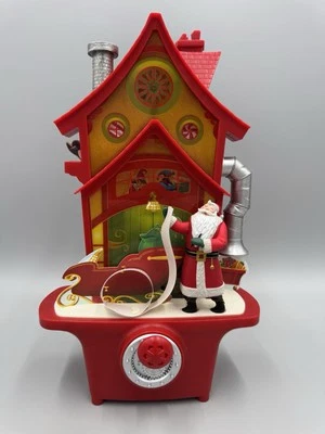 Mechanical Northpole Magic Santas Checklist Christmas Light Sound Move - Image 1 of 4