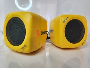 Vintage 90s Sony Sports SRS-47G Water Resistant Active Speaker System - WORKING - Picture 1 of 9