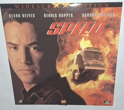 Speed Laserdisc Vintage Movie 90s Keanu Reeves 0896785 CLV Wide Screen Edition - Image 1 of 4