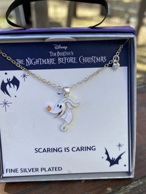 Collar Colgante Disney Pesadilla Antes de Navidad Cero Cristal-En Caja-NUEVO CON ETIQUETAS Foto 1 de 3