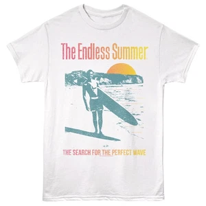 Bruce Brown The Endless Summer The Perfect Wave Sunset Teal Men's T Shirt - Picture 1 of 6