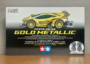 TAMIYA 95193 Mini 4WD FESTA JAUNE Gold Metallic (MA Chassis) - Picture 1 of 6