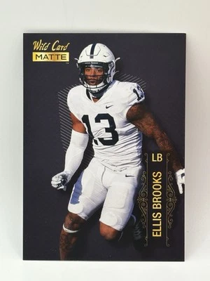 2022 Wild Card MATTE - Ellis Brooks #MB-41 Black (RC) - Image 1 of 2