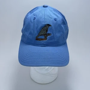 Sombrero de cuervo pájaro bordado cubierta correa azul gorra de papá - Imagen 1 de 4