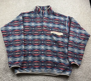 Patagonia Synchilla Men's XL Aztec Fleece Snap-T Pullover Coast Highway Isle - Picture 1 of 12