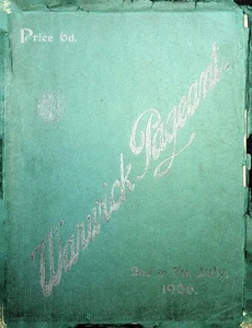 Seltener Warwick Festzug 1906 Programm Feierlichkeiten Ortsgeschichte West Midlands - Bild 1 von 12