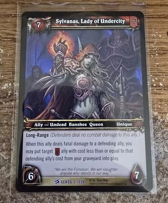 World of Warcraft TCG  Sylvanas, Lady of Undercity Class 2/234 - Image 1 of 3