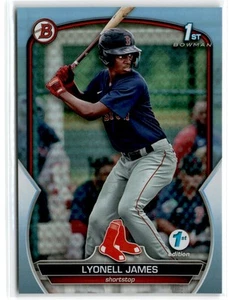 2023 BOWMAN 1ST EDITION SKY BLUE - LYONELL JAMES #BPPF-118 - Picture 1 of 2