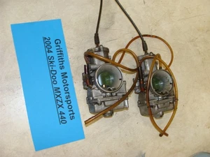 2004 SKI DOO MXZX mxz X 440 Mikuni carbs carburetors throttle cable 34mm rev - Picture 1 of 14