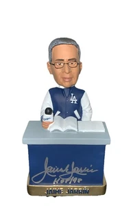 JAIME JARRIN SIGNED TALKING BOBBLEHEAD "HOF 98" inscription PSA COA - Picture 1 of 6