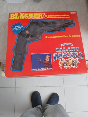 Blaster 6 Water Gun Galaxy Rangers Galoob Very Very Rare - Immagine 1 di 4