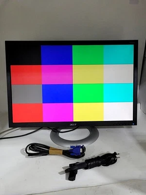 Acer V223W ET.EV3WP.E04 22" Widescreen Flat Panel LCD Monitor DVI VGA GRADE B - Image 1 of 4