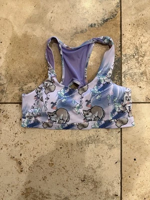 NEW Iron Yokai Lavendar Purple Tanuki Sports Bra Sz S - Image 1 of 3