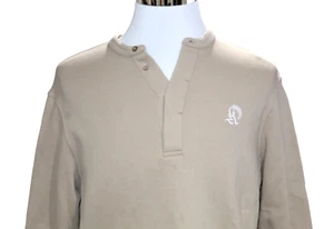 KITH Pique Essex Henley Popover Beige Canvas 2022 NEUWERTIG Größe M - Bild 1 von 9