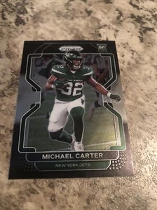 Michael Carter 2021 Chronicles Prizm Black Rookie RC New York Jets NJR#2 - Picture 1 of 2