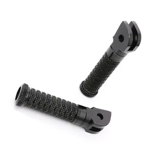 RRING Black Anti Slip Front Foot Pegs For Buell XB12R Firebolt 04+ - Picture 1 of 6