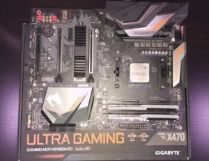 scheda madre Gigabyte Aorus ultra gaming x470-cpu ryzen 7 2700X-ram 16GB DDR4 - Foto 1 di 6