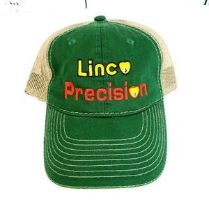 LINCO PRECISION Snapback Mesh Back Trucker Hat Cap Geen/Tan - Imagen 1 de 5