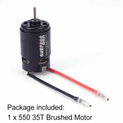 SURPASS HOBBY 550 35T Brushed Motor for 1/10 HSP Wltoys TRAXXAS D90 D110 SCX10 - Image 1 of 4
