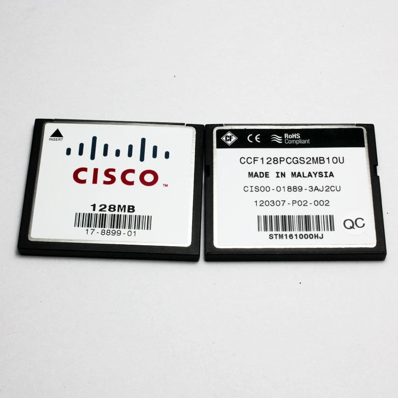 CISCO 128MB CompactFlash Card CISCO 128MB CF Card Industrial Grade  - Image 1 of 1
