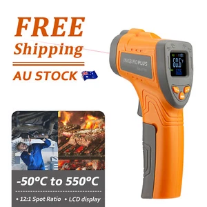 Food Temperature Thermometer Infrared Laser for BBQ Cooking Oven Meat Meal Grill - Picture 1 of 12
