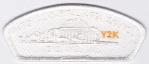 CSP - NATIONAL CAPITAL AREA COUNCIL - SA-29 - WHT BDR - DGL Y2K - 1000 MADE - Picture 1 of 1