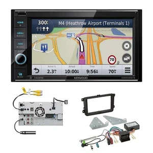 Kenwood Navi Apple CarPlay Bluetooth für Skoda Rapid ab 2012 schwarz inkl Canbus - Bild 1 von 6