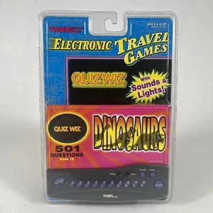 Tiger Electronic Travel Game Quiz Whiz 1997 Dinosaurs - Picture 1 of 12