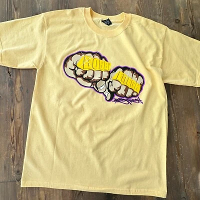 Vintage New From 2007 Bobby Fresh "Knuckles " Men's T-Shirt Yellow - Image 1 of 4