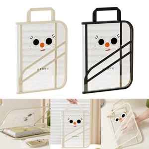 Foldable Book Storage Bag Transparent Handbag New Document Bag - Picture 1 of 11