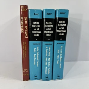VTG 1977 Audel Heating Ventilating Air Conditioning Library Volume 1, 2, 3 Books - Picture 1 of 12