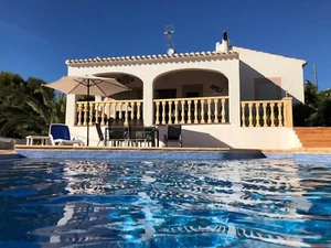 Villa in Spanien Javea Costa Blanca Pool ,WiFi,Klima, 6 Personen - Bild 1 von 12