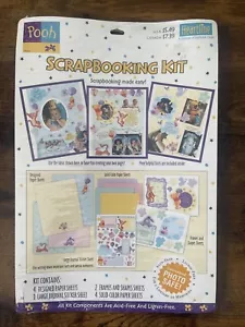 Disney Pooh & Friends Scrapbooking Kit Acid / Lignin Free Vintage Heartline - Picture 1 of 9
