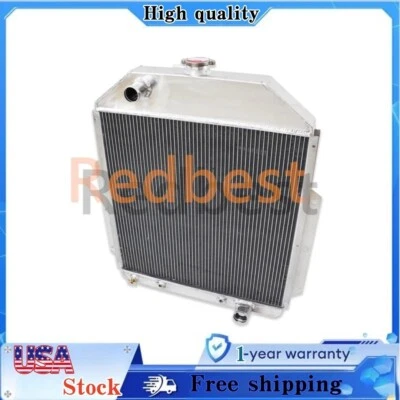 3 Rows Aluminum Radiator For 1942-1952 1949 1950 1951 Ford F1 F2 F3 F4 Pickup V8 - Image 1 of 4