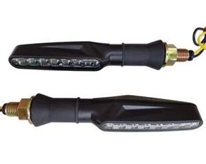 NEW LED Indicators Motorbike Quad ATV Turn Signals Sweeping Sequential - Picture 1 of 9