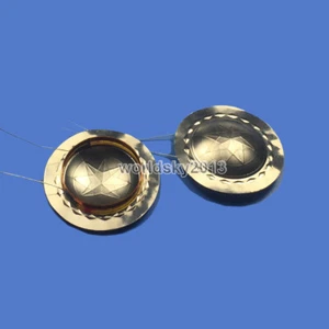2pcs 25.5mm Tweeter Voice Coil Horn Treble Speaker Titanium Sound Film Repair #3 - Picture 1 of 5