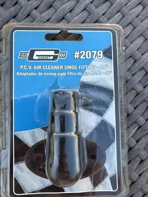 Mr. Gasket 2079 Universal PCV  90 Degree 1.5" Length Air Cleaner Smog Fitting - Image 1 of 2