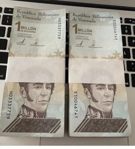 Venezuela 1 Million Bolivar Soberano, 2020 zirkuliert x 150 Teile Konvolut gebraucht - Bild 1 von 1