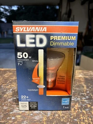 Sylvania LED 7W Premium Dimmable Flood R20 Light bulb - 50W Equivalent - Image 1 of 4