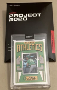 2020 Topps Project 2020 #382 ⚾️ 1987 Mark McGwire RC by Grotesk ⚾️ - Picture 1 of 3