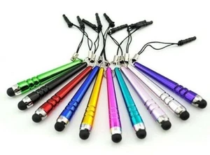 3.5mm dust plug Touch Screen STYLUS Pen Universal For iPhone iPad Samsung Tablet - Picture 1 of 15