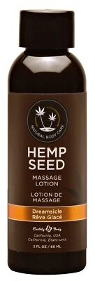 Earthly Body Hemp Seed Massage Lotion 2oz Dreamsicle - Condition & Moisturize - Image 1 of 2