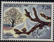 Monaco #YTPO113 MNH 1992 Four Seasons Walnut Precancel [18012]